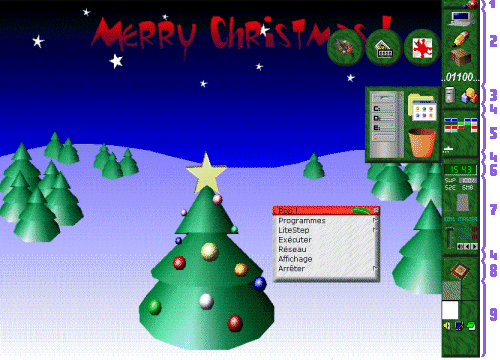Screenshot demonstrating sized wharfs